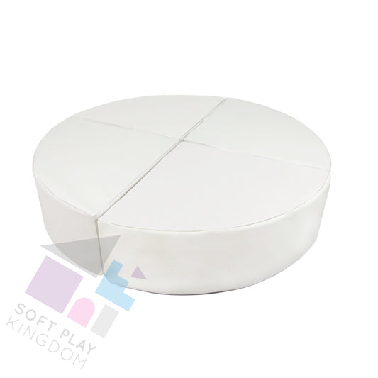 Circle Stacking Blocks, White