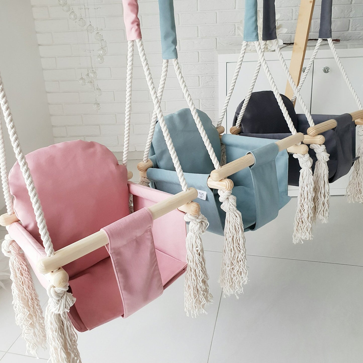 Bunny Rabbit Swing, Grey