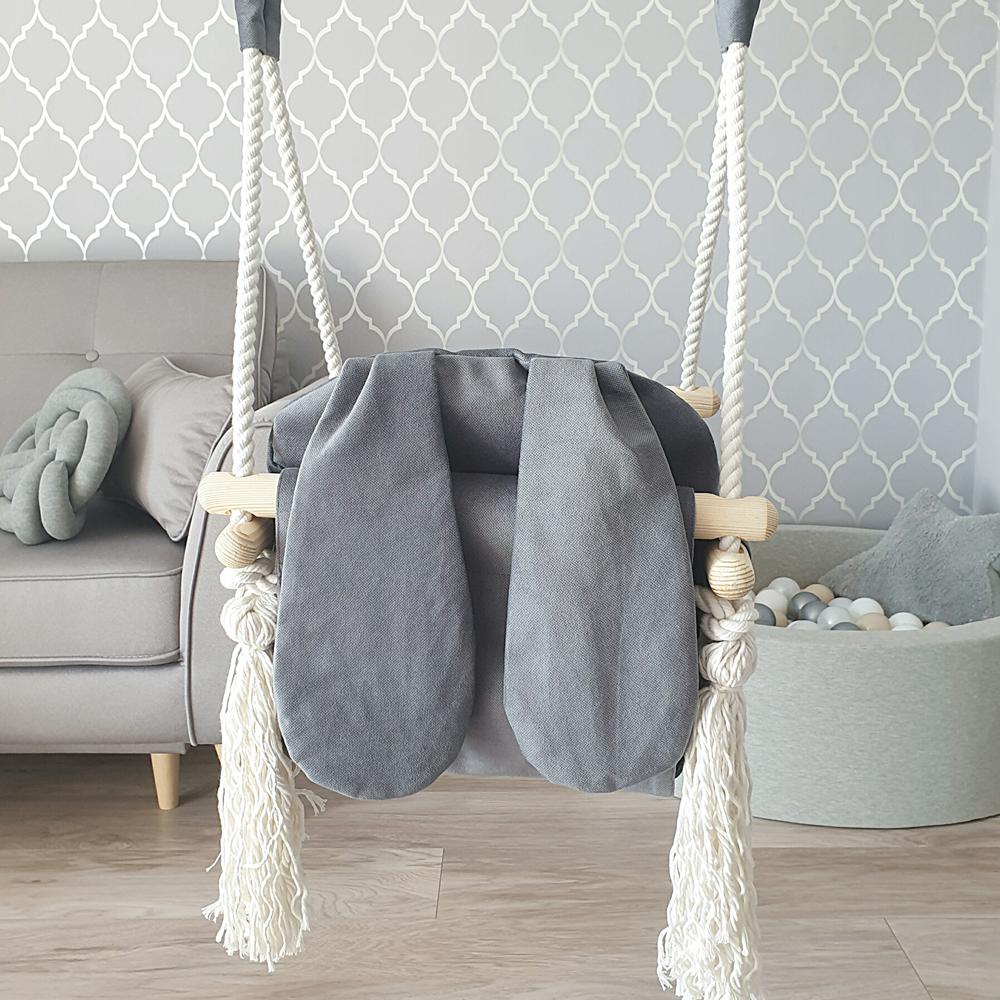 Bunny Rabbit Swing, Grey