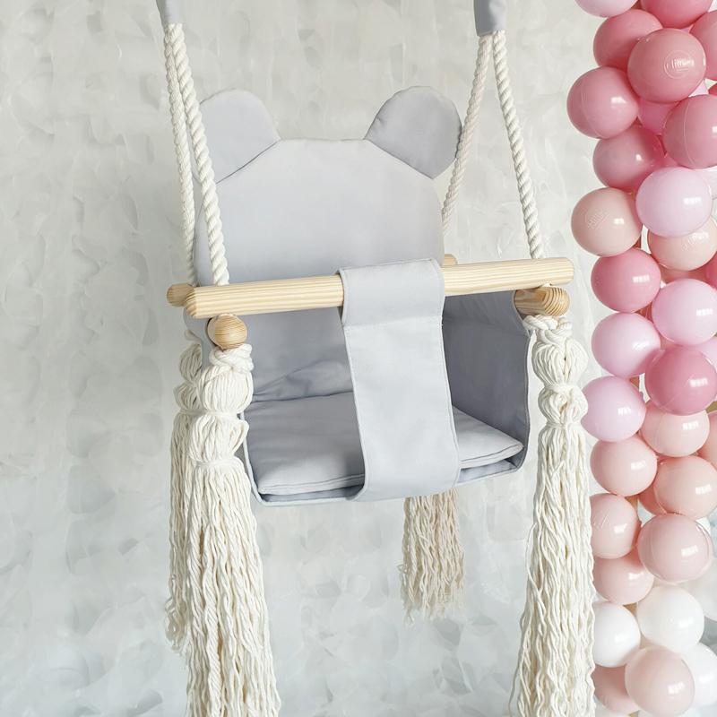 Bear Swing, Light Grey
