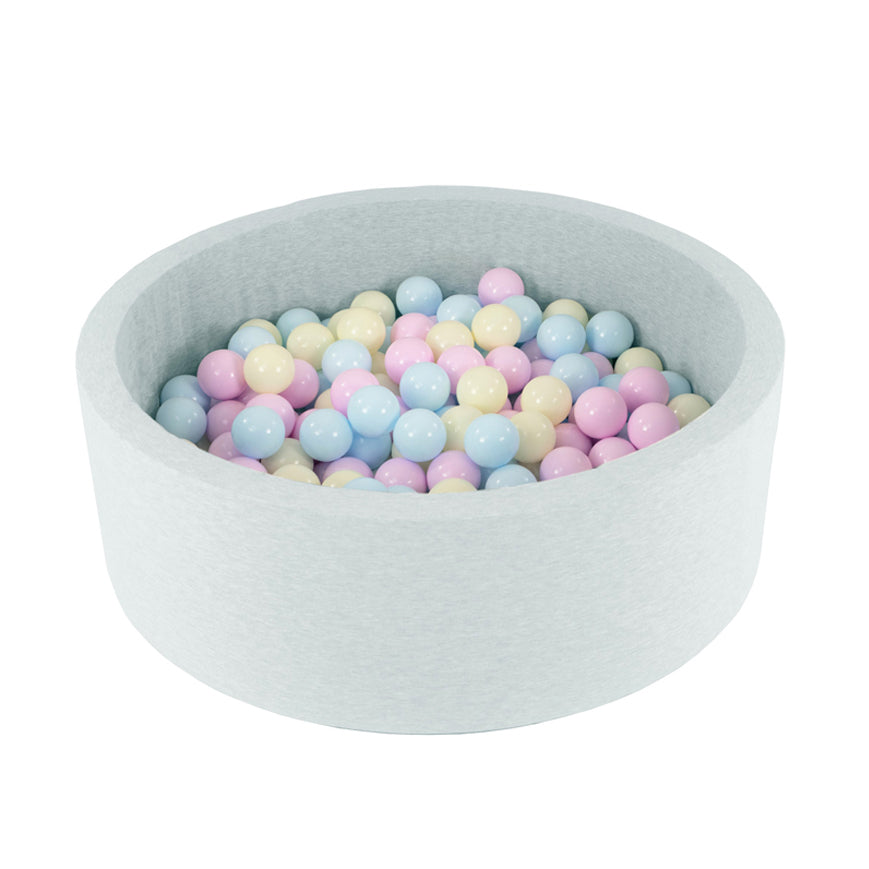 Soft Play Kingdom Ball Pit, The Pastel Edition, Grey