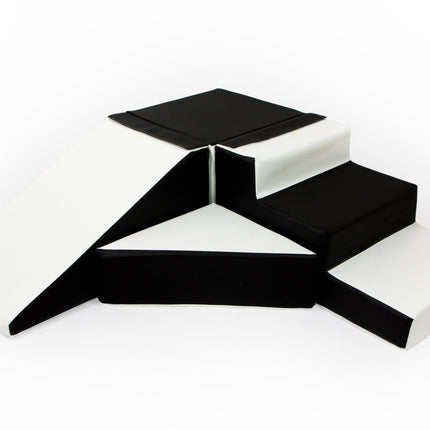 Step & Slide, Black & White