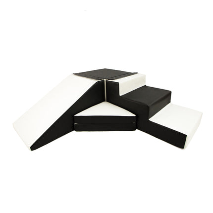 Step & Slide, Black & White