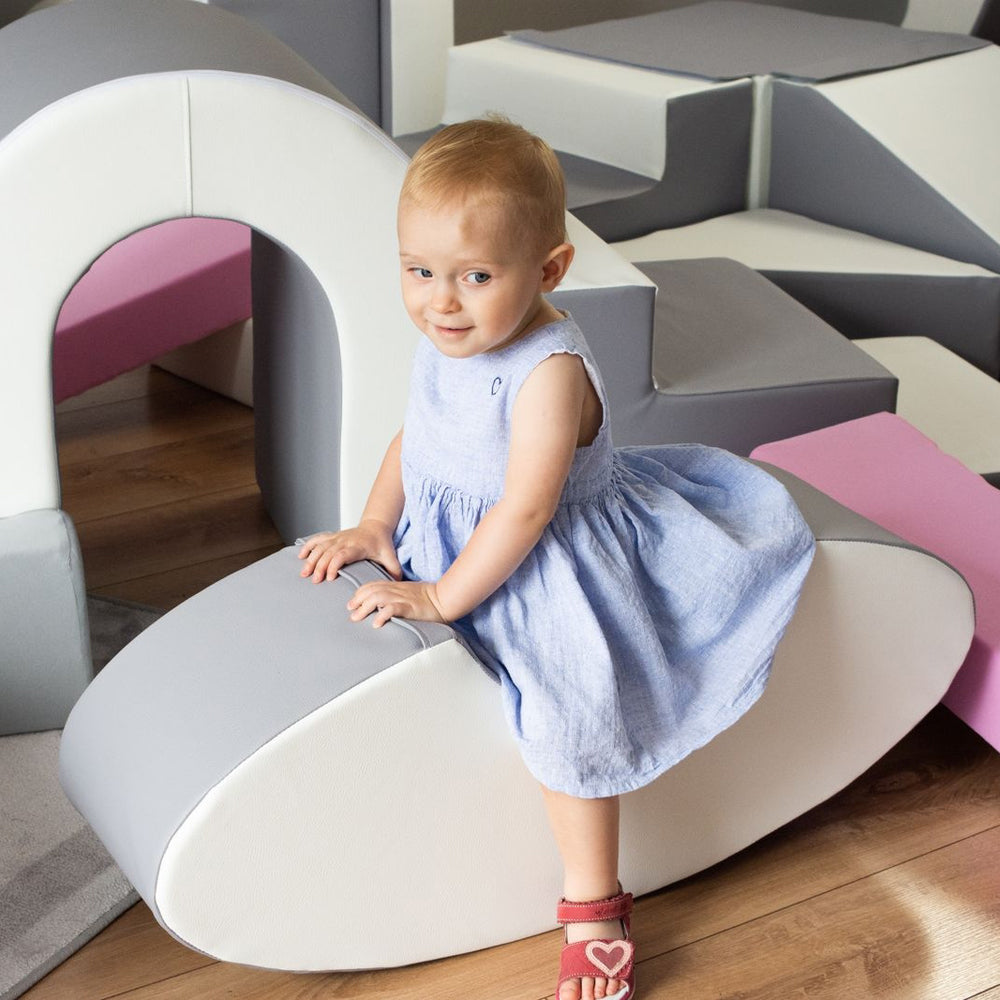 One Seated Rocker, Grey