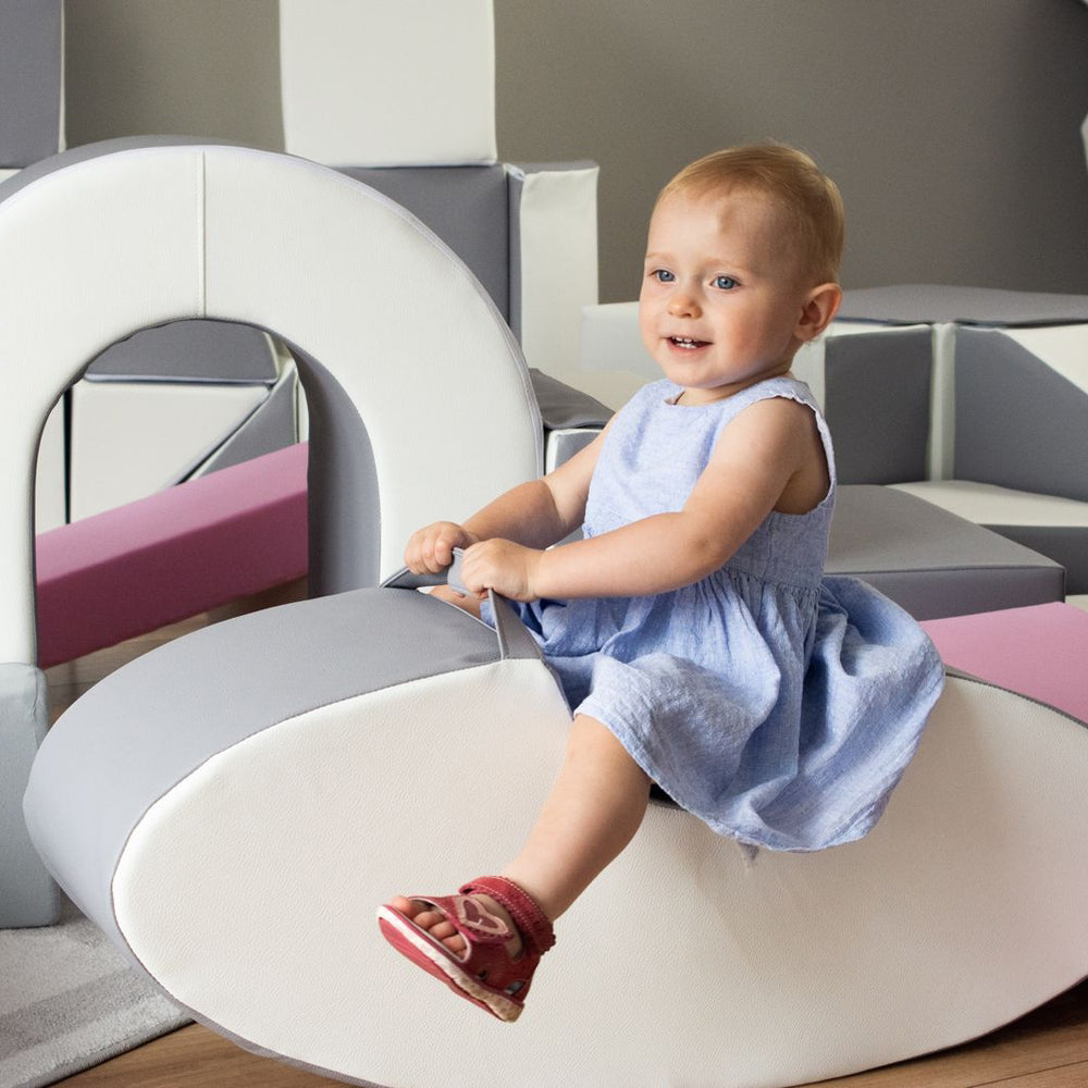One Seated Rocker, Grey