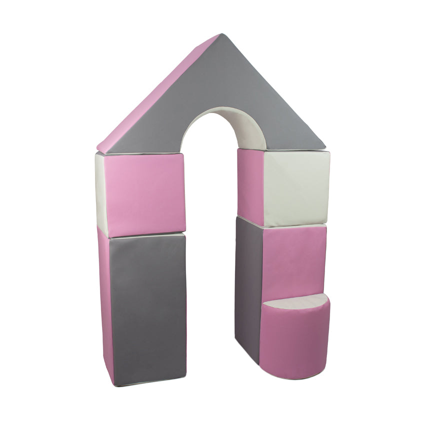 Castle Set (6 Pieces), Pink