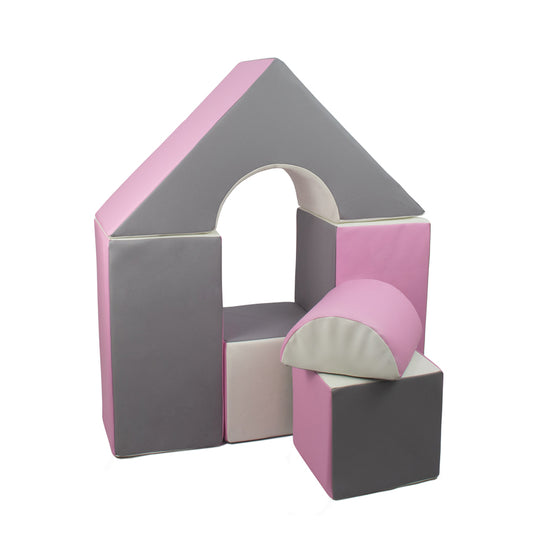 Castle Set (6 Pieces), Pink