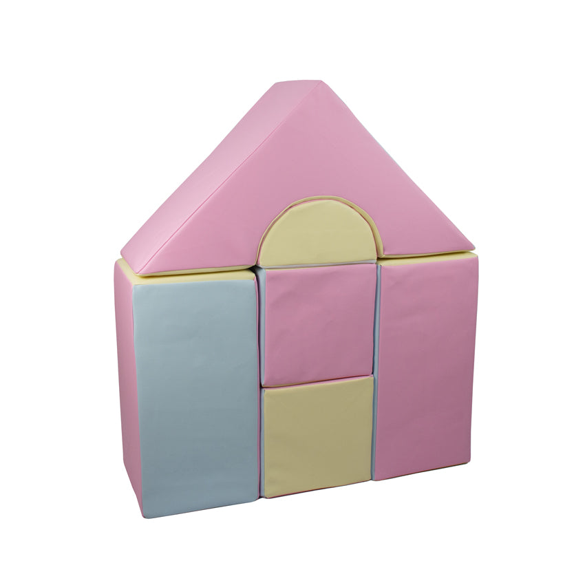 Castle Set (6 Pieces), Pastel Trio