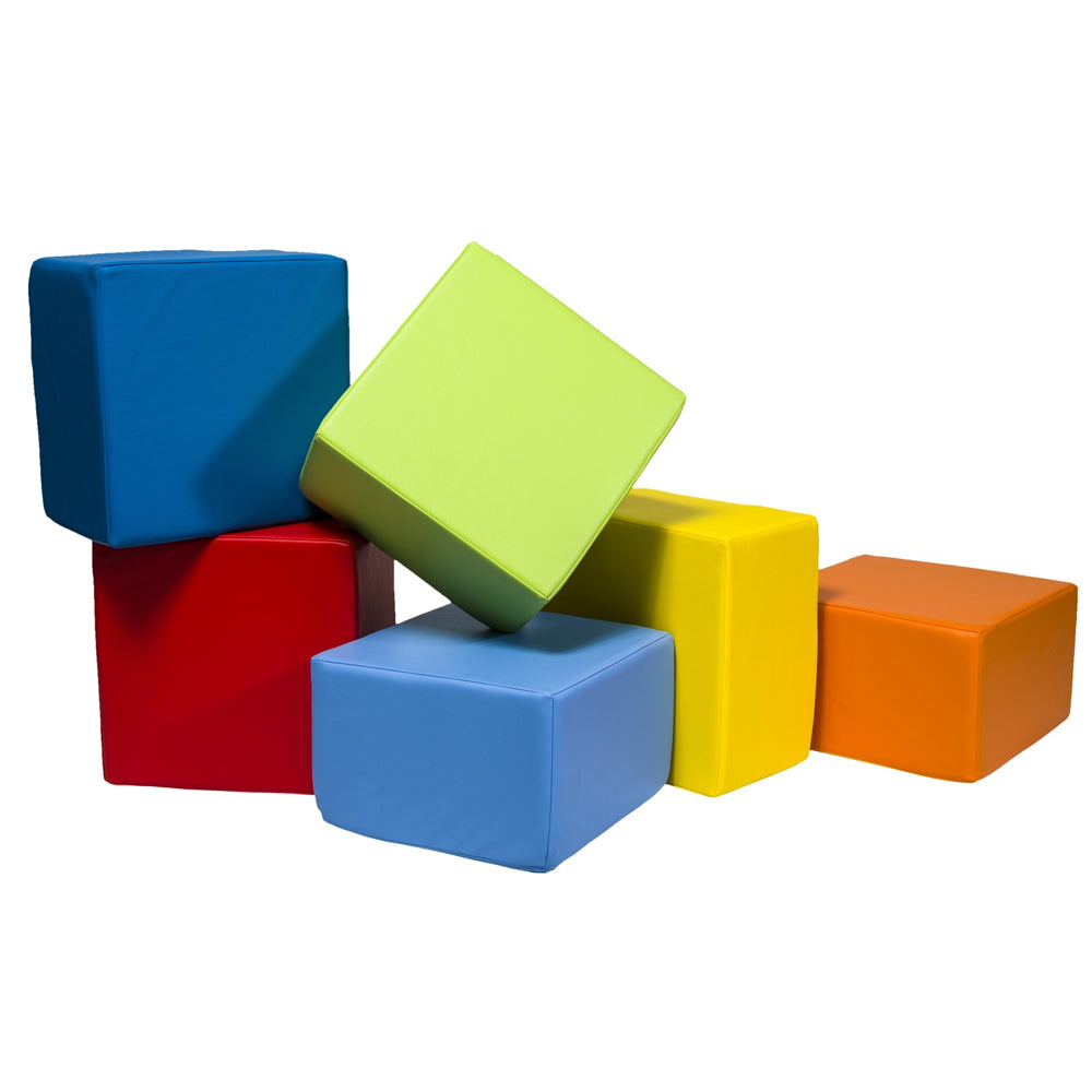 Large Building Blocks, Multi, 6 Pieces