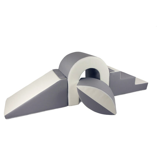 Bridge, Ball, Step & Slide Set, Grey
