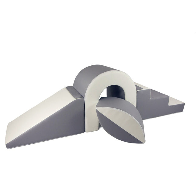 Bridge, Ball, Step & Slide Set, Grey