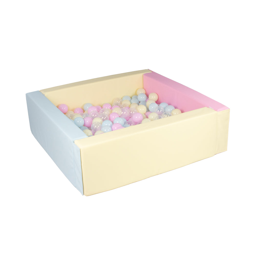 Soft Play Square Ball Pit | Pastel Mix (Choose your own ball colors)