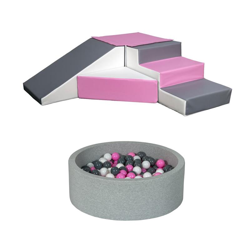 Step & Slide + Ball Pit BUNDLE, Pink