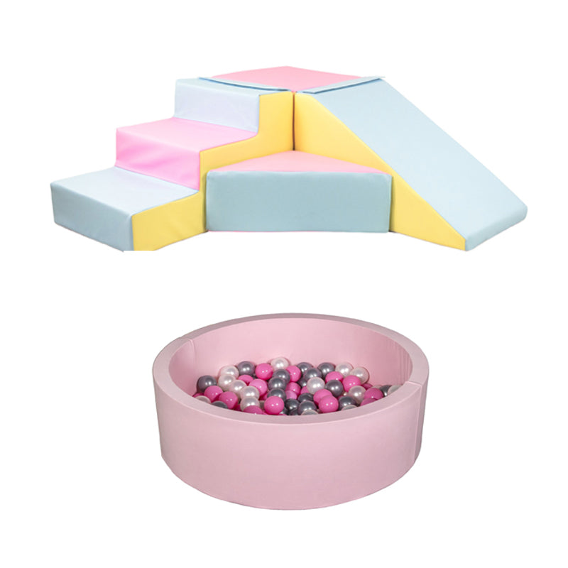 Step & Slide + Round Ball Pit BUNDLE, Pastel Mix