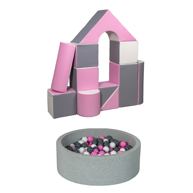 Castle + Ball Pit BUNDLE, Pink
