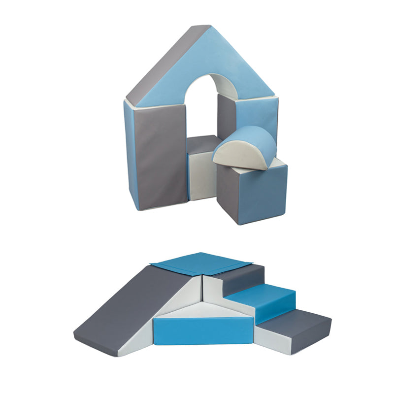 Castle (6 Pieces) + Step & Slide BUNDLE, Blue