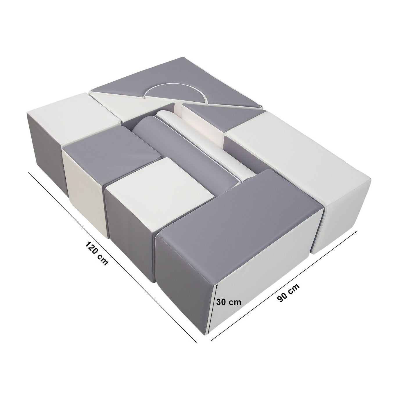 Castle Set (11 Pieces) | Grey