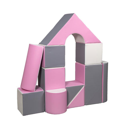 Castle Set (11 Pieces), Pink