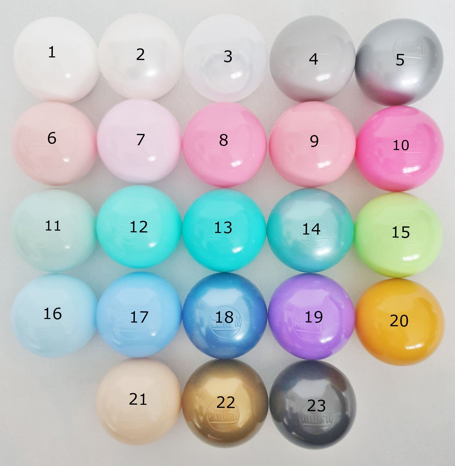 Luxe Ball Pit, Light Grey (Choose your own ball colours)