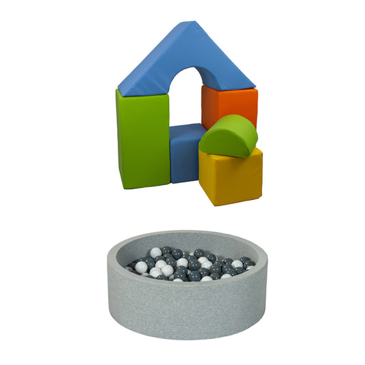 Castle (6 Pieces) + Ball Pit BUNDLE, Multi