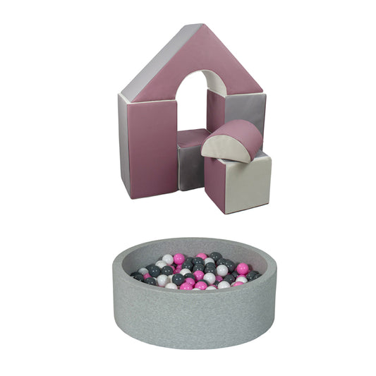 Castle (6 Pieces) + Ball Pit BUNDLE, Purple