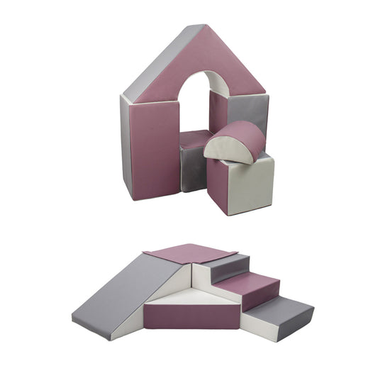 Castle (6 Pieces) + Step & Slide BUNDLE, Purple