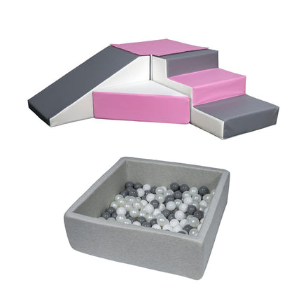 Step & Slide + Ball Pit BUNDLE, Pink