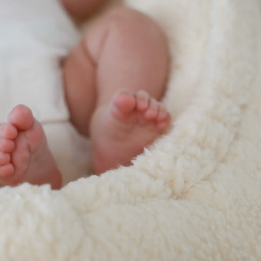 Bouclé Babynest, Ecru