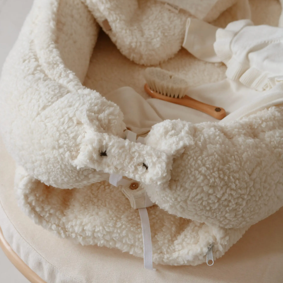 Bouclé Babynest, Ecru