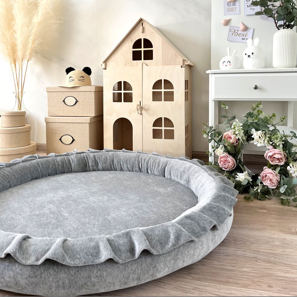 Nest Play Mat, Velvet Grey