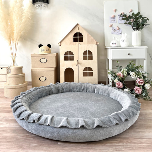 Nest Play Mat, Velvet Grey