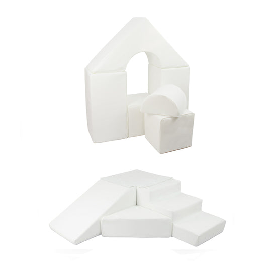 Castle (6 Pieces) + Step & Slide BUNDLE, White