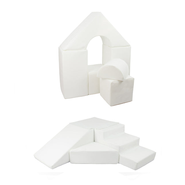 Castle (6 Pieces) + Step & Slide BUNDLE, White