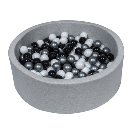 Soft Play Kingdom Ball Pit | Grey (Choose your own ball colors)