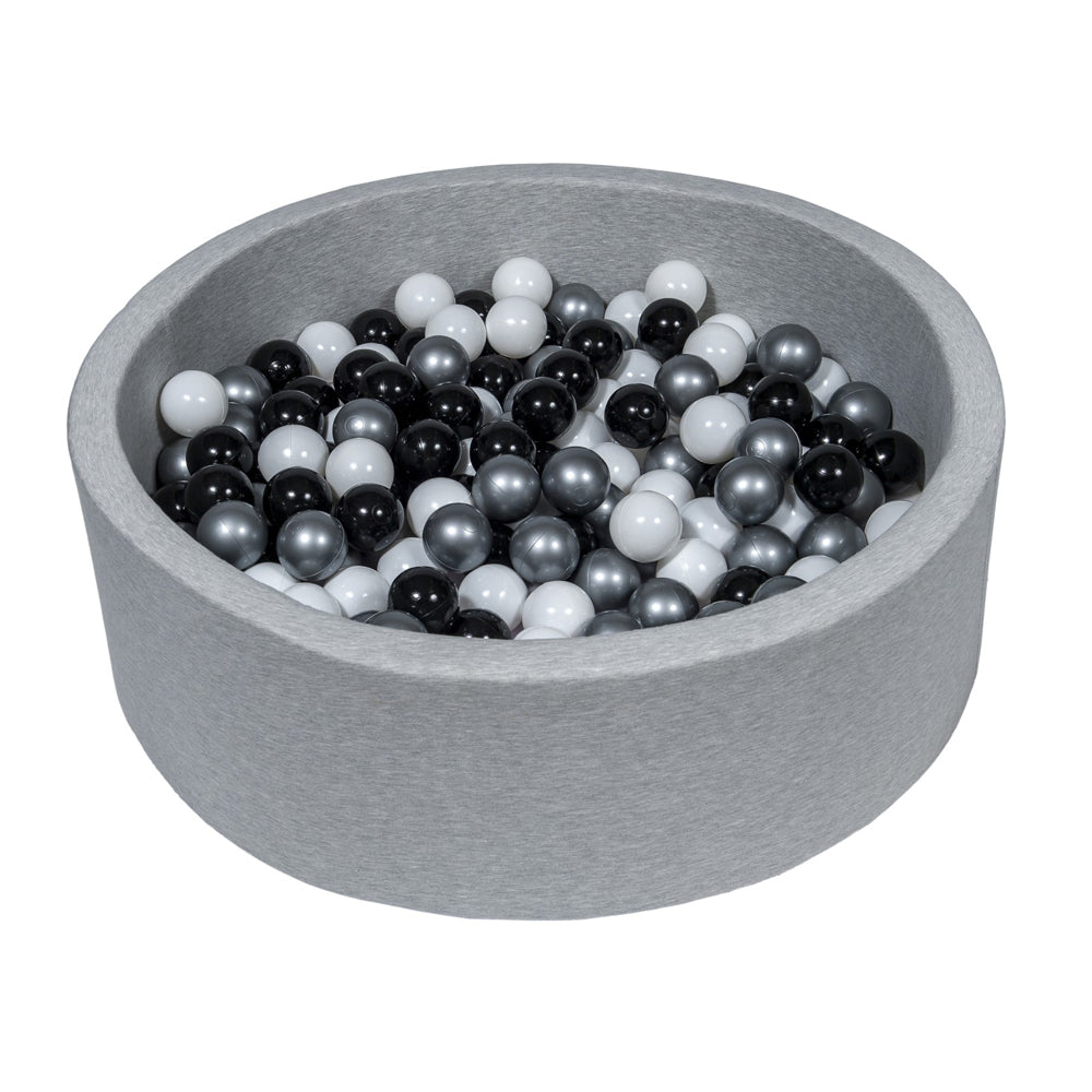 Soft Play Kingdom Ball Pit, Grey (Choose your own ball colours)