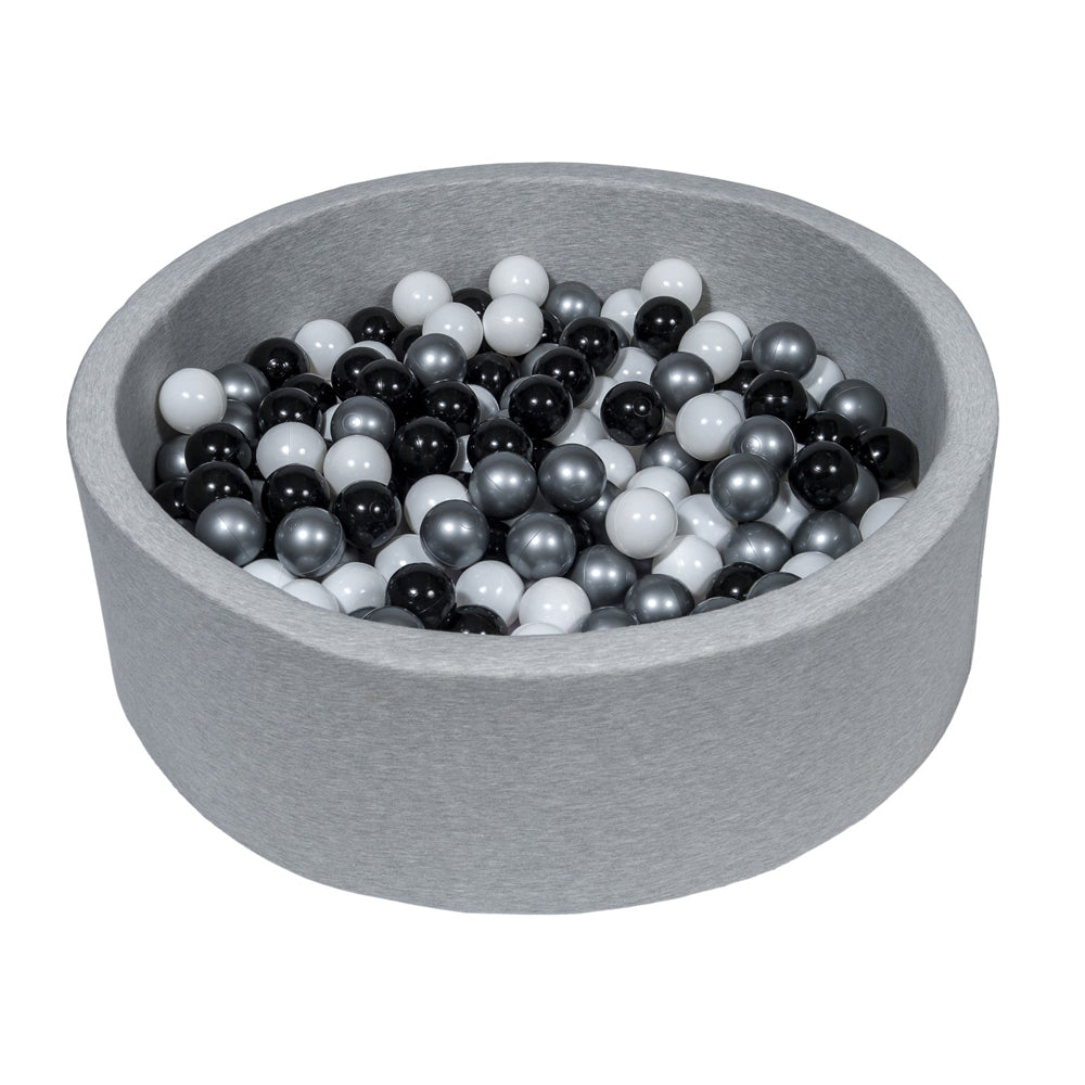 Soft Play Kingdom Ball Pit | Grey (Choose your own ball colors)