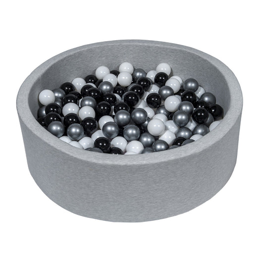 Soft Play Kingdom Ball Pit | Grey (Choose your own ball colors)