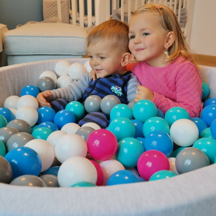 Soft Play Kingdom Ball Pit | Grey (Choose your own ball colors)