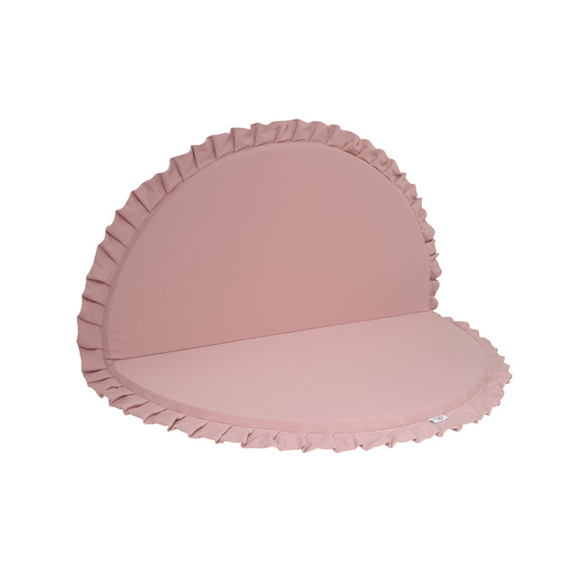 Cotton Knit Foldable Play Mat, Pink
